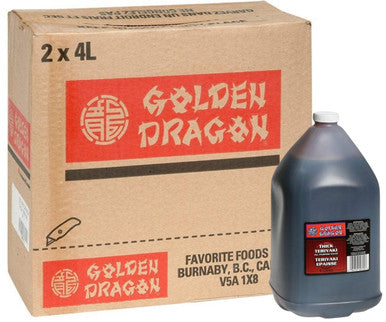 Golden Dragon Thick Teriyaki Sauce | 4L/Unit, 2 Units/Case
