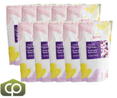 Bossen Sweet Potato Bubble Tea Tiger Powder Mix 2.2 lb. (1 kg) | Rich Flavor(10/Case)