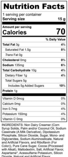 Caffe de Aroma Premium Hot Chocolate Single Serve Cups - 24/Box(8/Case)