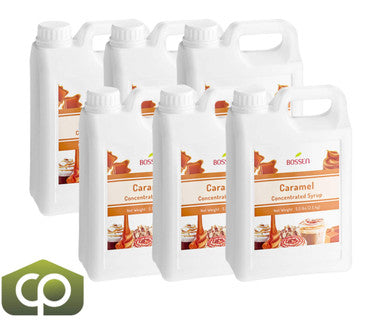 Bossen Caramel Bubble Tea Concentrated Syrup 64 fl. oz. (1.89 L) - Smooth & Classic(6/Case)