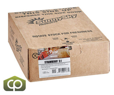 Pure Craft Beverages Juicy Sweet Strawberry Soda Syrup 2.5 Gallon Bag in Box