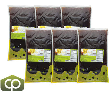 Bossen 1.99kg/4.4 lb. Brown/Black Sugar Crystal Bubble Tea Boba in Syrup | (6/Case)