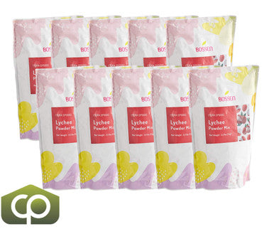 Bossen Lychee Bubble Tea Powder Mix 2.2 lb. (1 kg) | Sweet & Tropical Flavor(10/Case)