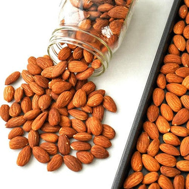 Organic Dry-Roasted Almonds Unsalted Bulk Size 25 lbs/11.33 kgs