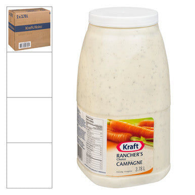 Kraft Dressing, Ranchers Trans Fat Compliant | 3.78L/Unit, 2 Units/Case