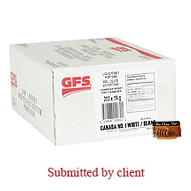 Gordon Choice GFS Pure Honey, Portion | 14G/Unit, 200 Units/Case