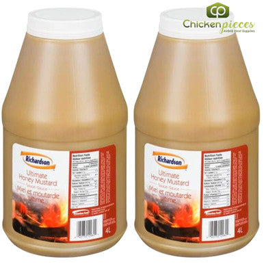 Richardson Sauce Honey Mustard Ultimate 4 LT (8.8 lbs) (2/Case)- Canadian Made