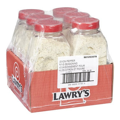 Lawry's Zesty Lemon Pepper Wing Seasoning | 650G/Unit, 6 Units/Case