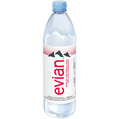 EVIAN Natural Spring Water 500ml (24/Case)