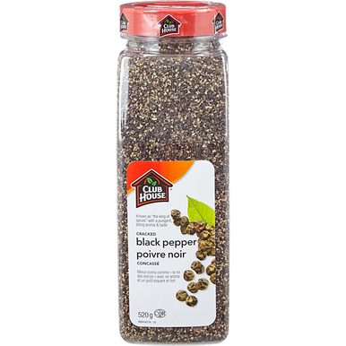CLUB HOUSE Cracked Black Pepper 520 g