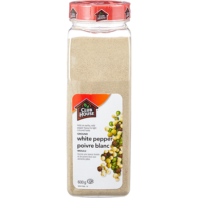 CLUB HOUSE Ground White Pepper 600 g