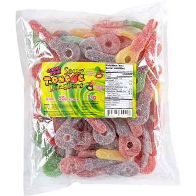 Gummy Zone Sour Tongue Tinglers - 2.2lbs