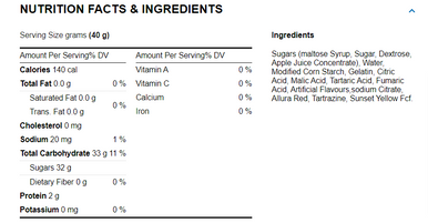 Gummy Zone Reach Ring Candies - 2.2lbs