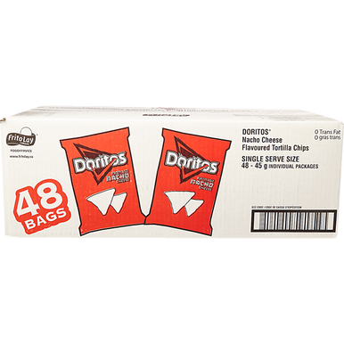 Doritos Nacho Cheese Vending Chips | 48 Packs | 45.0 g Each