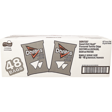 DORITOS Sweet Chili Heat, Vending Chips 48x45.0 g
