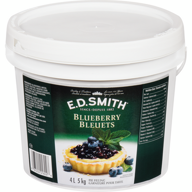 ED SMITH Pie Filling Bulk Food Service Blueberry 5 kg/11lbs