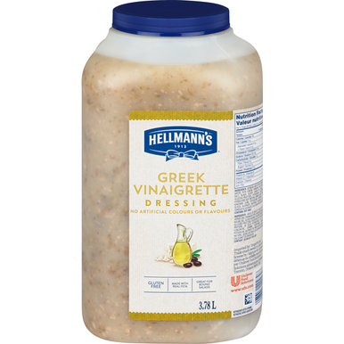 HELLMANNS Greek Vinaigrette Dressing 3.78Litre