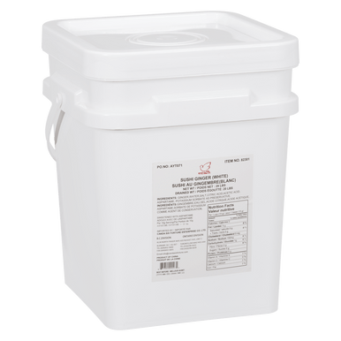 HEIWA Sushi Ginger White Bulk Food Service 9.1kg/20lbs