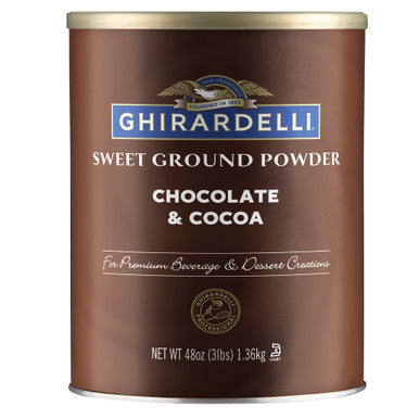 Ghirardelli 3 lb. Sweet Ground Chocolate & Cocoa Powder