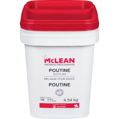 MCLEAN Poutine Sauce Mix Bulk Food Service 4.54 kg