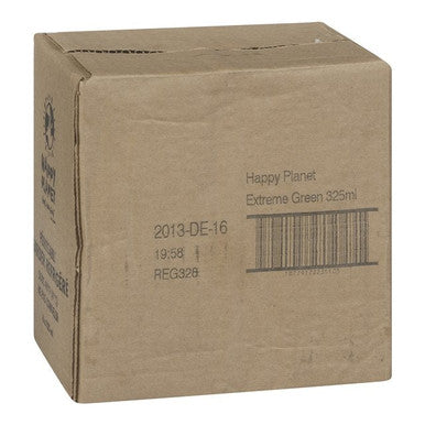 Happy Planet Extreme Green Smoothies, 100 Percent, Polyethylene | 325ML/Unit, 6 Units/Case