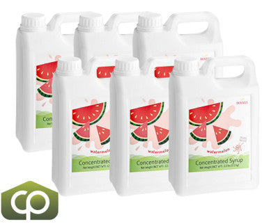 Bossen Watermelon Bubble Tea Concentrated Syrup 64 fl. oz. (1.89 L) | Real Watermelon(6/Case)
