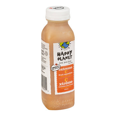 Happy Planet Extreme C Fruit Smoothies, 100 Percent, Polyethylene | 325ML/Unit, 6 Units/Case