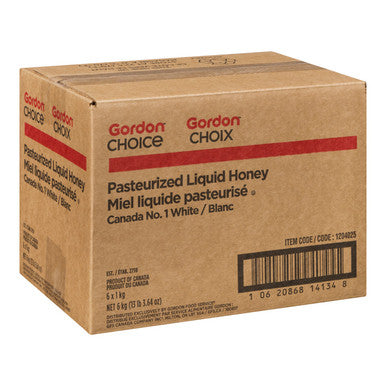 Gordon Choice GFS White Liquid Honey | 1KG/Unit, 6 Units/Case