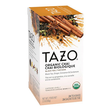 TAZO Organic Chai Tea Bags Bulk Food Service | 20UN/Unit, 6 Units/Case