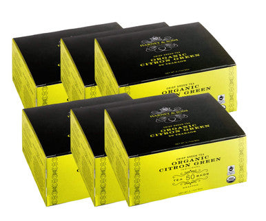Harney & Sons Organic Citron Green Light-Bodied Tea Bags - 50/Box (6/Case)