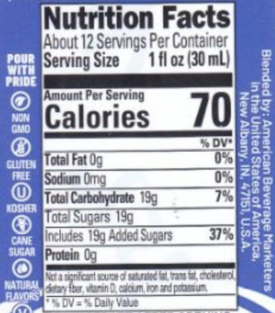 Master of Mixes Simple Syrup 375 mL - Pure Cane Sugar (12/Case)