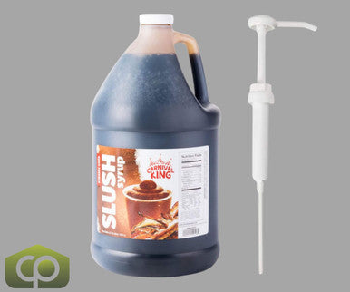 Table Top King Cola Flavor Slushy Syrup 5:1 Concentrate BONUS Squeeze Pump
