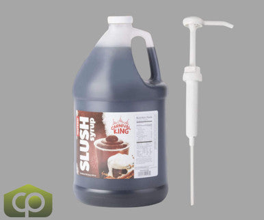Table Top King Root Beer Slushy Syrup 5:1 Concentrate BONUS Squeeze Pump