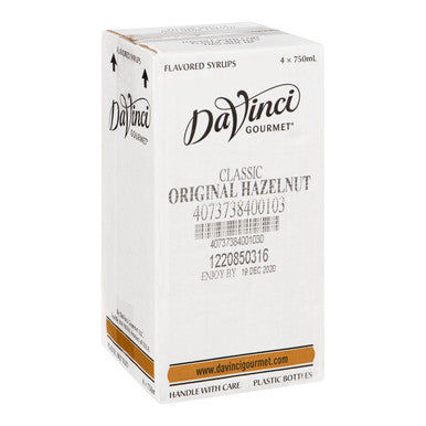Davinci Hazelnut Beverage Syrup | 750ML/Unit, 4 Units/Case