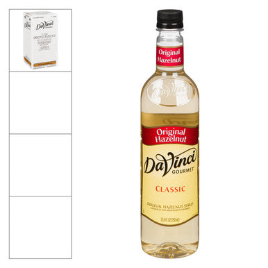 Davinci Hazelnut Beverage Syrup | 750ML/Unit, 4 Units/Case