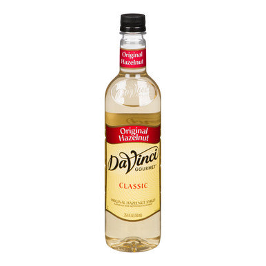 Davinci Hazelnut Beverage Syrup | 750ML/Unit, 4 Units/Case