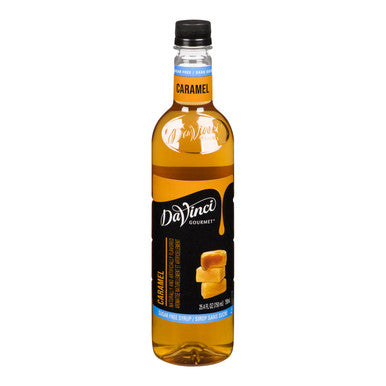 Davinci Sugar Free Caramel Beverage Syrup | 750ML/Unit, 4 Units/Case
