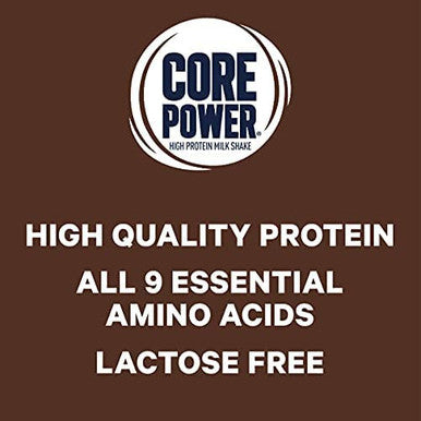 Core Power Fairlife High Protein Milk Shake, Chocolate, 14 FL Oz (12-Pack)