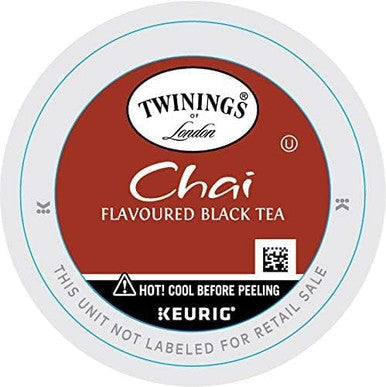 Twinings Chai Premium Black Tea with Spices Tea - 24/Box (4/CASE)