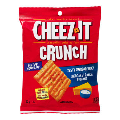 Kellogg's Cheddar Ranch Crackers | 92G/Unit, 6 Units/Case