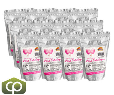 Great Western Great Floss Pink Bubble Gum Cotton Candy Concentrate Sugar 1 lb. Container (12/Case)
