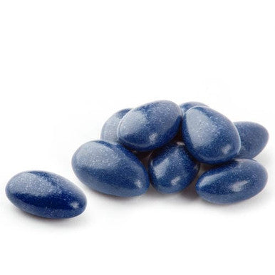 Dark Blue Jordan Almonds Bulk Size 30 lbs/13.60 kgs