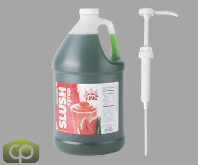 Table Top King Watermelon Slushy Syrup 5:1 Concentrate BONUS Squeeze Pump