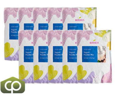 Bossen 2.2 lb. (1 kg) Bubble Tea Yogurt Powder Mix | Classic Tart Japanese-Style Flavor(10/Case)