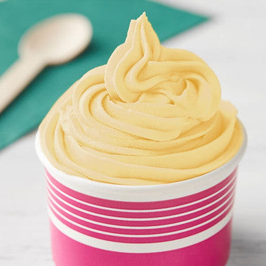 The Gelato Lab Lemon Velvet Soft Serve Mix 3 lb/1.36 kgs - 5/Case