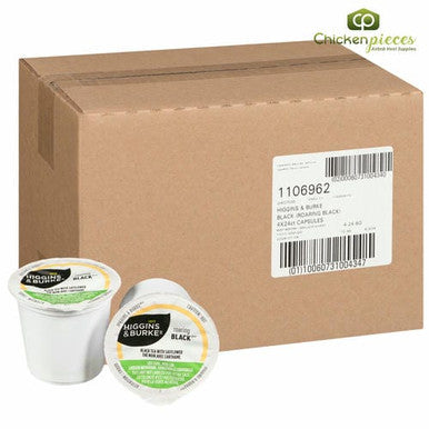 Higgins & Burke Tea Black Roaring Capsule 8 Grams (96/Case) - Canadian Made