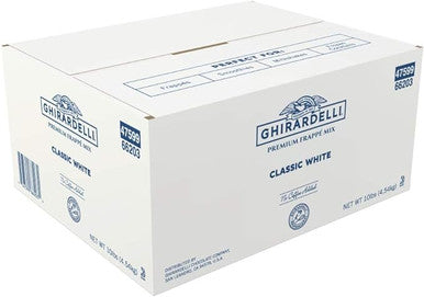 Ghirardelli 10 lb. Classic White Frappe Mix 4 Packs
