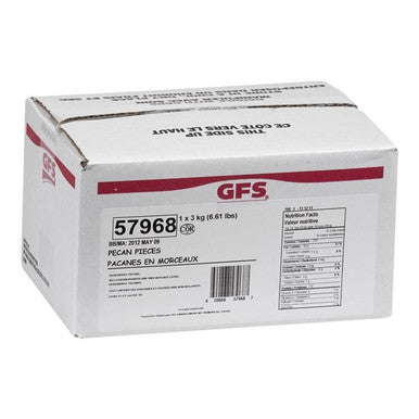 Gordon a2zchef Pecan Pieces | 3KG/Unit, 1 Unit/Case