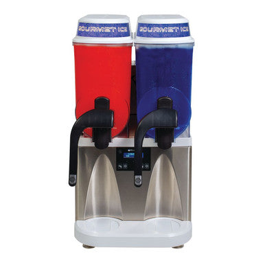 Bunn Ultra NX White Stainless Steel Double 3 Gallon Slushy Machine