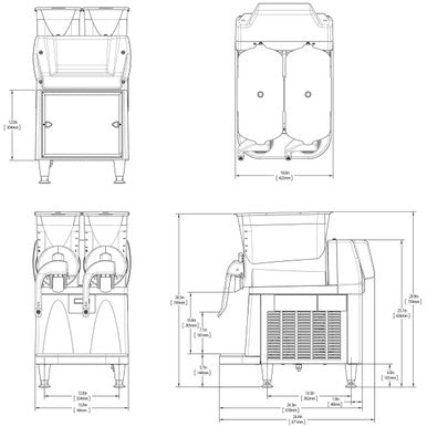 Bunn Ultra NX White and Stainless Steel Double 3 Gallon Machine